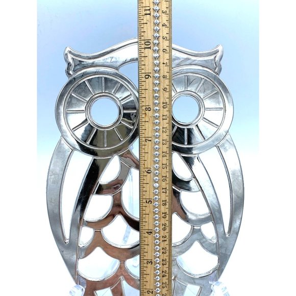 Owl Silver Metal Trivet Kitchen Decor /Home Decor - Picture 4 of 6